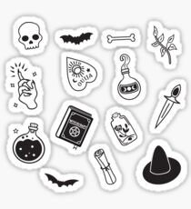 Witchy Essence Black Sticker