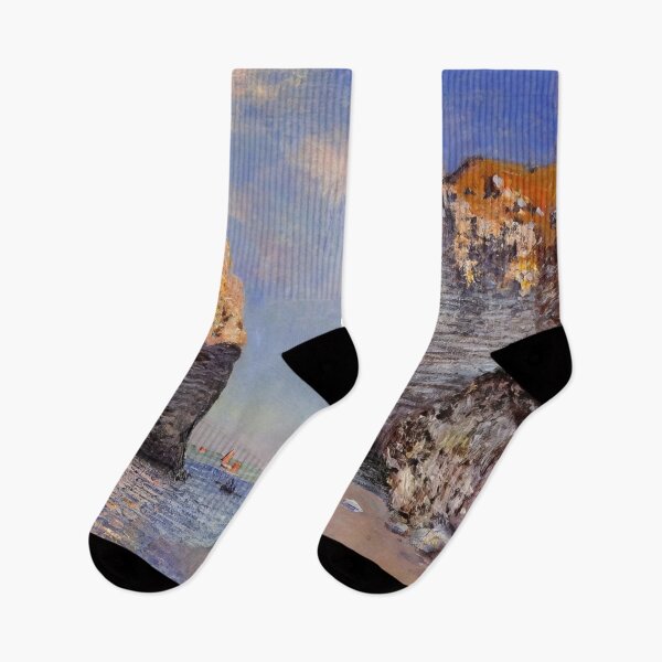 Item preview, The Rock Needle and the Porte d'Aval - 1885 - Claude Monet designed and sold by dottyshai.