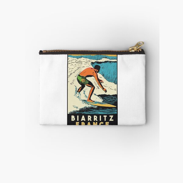 Item preview, Vintage Style Biarritz Surf Decal designed and sold by Decal Mania.
