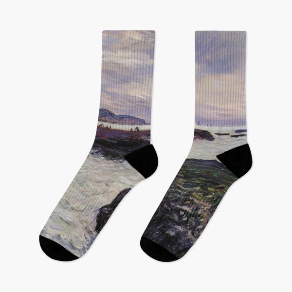 Item preview, The Rocks at Pourville, Low Tide - 1882 - Claude Monet designed and sold by dottyshai.