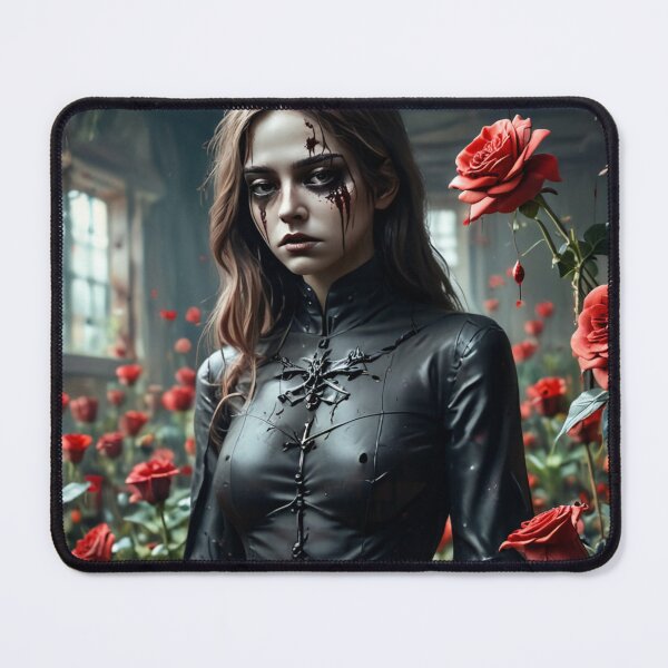 Item preview, Death and Flowers: Horror Art designed and sold by NerdscapeDC.