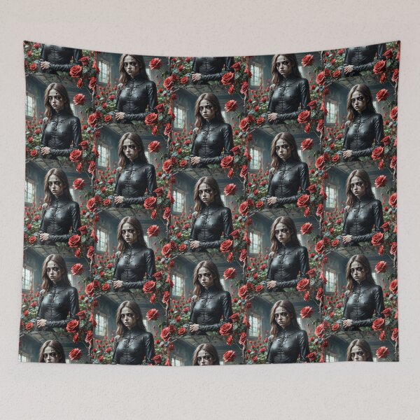 Item preview, Death and Flowers: Horror Art designed and sold by NerdscapeDC.
