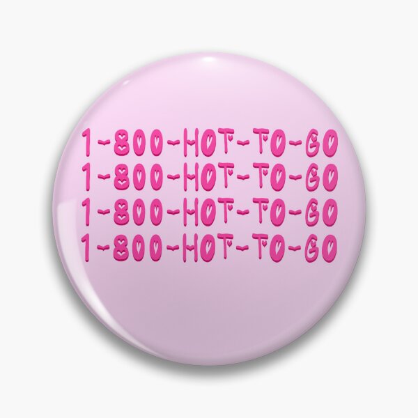 Item preview, Hot to Go Phone Number designed and sold by DemetersDesign.