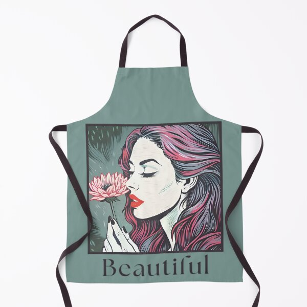 Item preview, Beautiful woman smelling a flower designed and sold by DreamscapePixel.