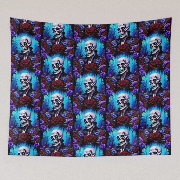 Item preview, Death and Flowers: Horror Art designed and sold by NerdscapeDC.