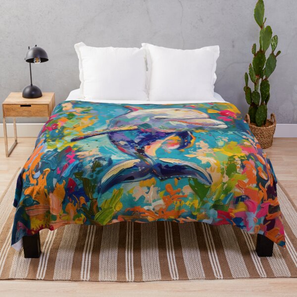 Item preview, Vibrant Dolphin Dream designed and sold by palmyst.