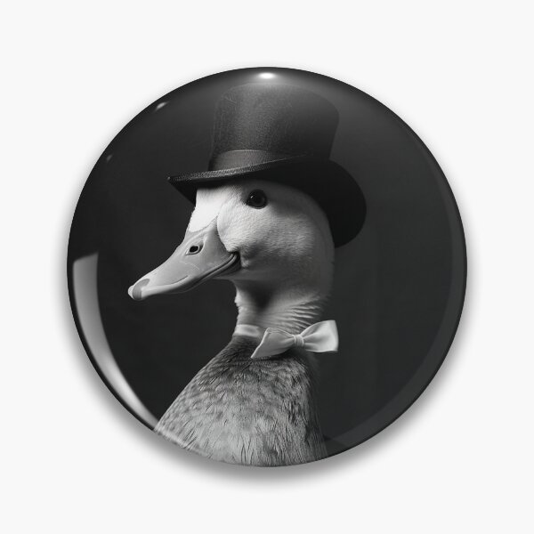 Item preview, English Duck Gentleman in Hat & Bow tie Classic designed and sold by redstar19.