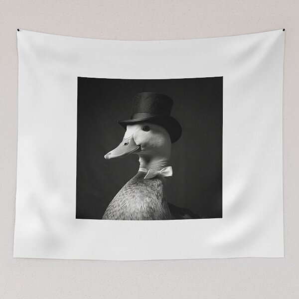 Item preview, English Duck Gentleman in Hat & Bow tie Classic designed and sold by redstar19.