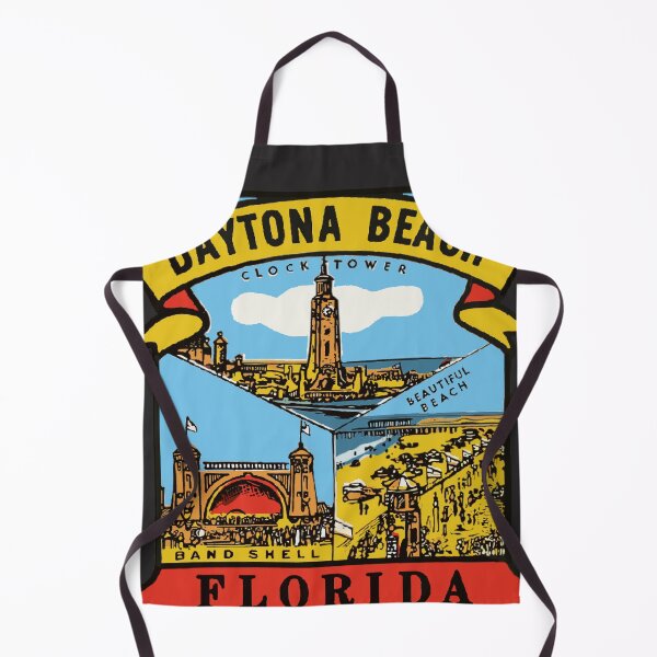 Item preview, Vintage Style Daytona Beach Decal designed and sold by Decal Mania.