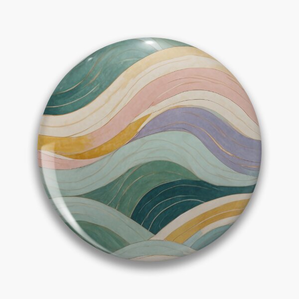 Item preview, Serene Currents: Abstract Waves in Pastel designed and sold by Lizetteh.