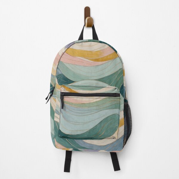 Item preview, Serene Currents: Abstract Waves in Pastel designed and sold by Lizetteh.