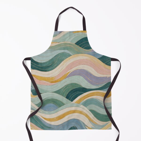 Item preview, Serene Currents: Abstract Waves in Pastel designed and sold by Lizetteh.