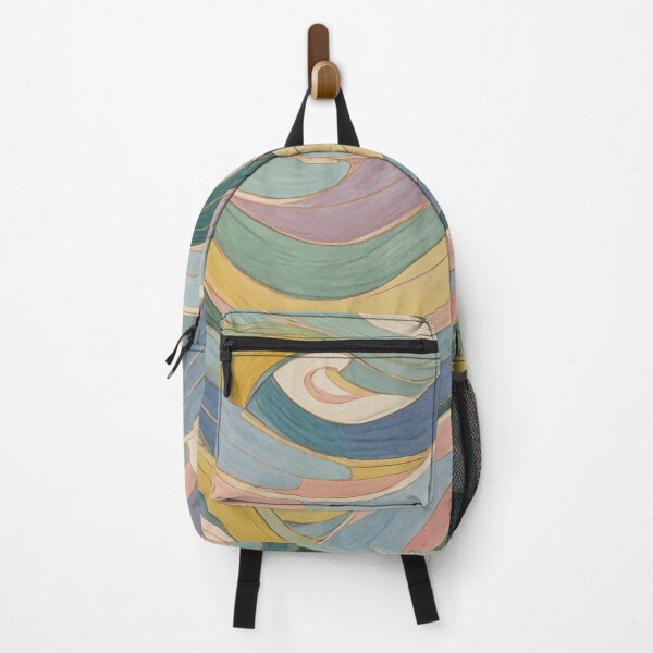 Item preview, Tranquil Tides: Abstract Waves in Pastel designed and sold by Lizetteh.