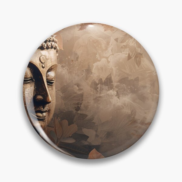 Item preview, Serene Boeddha met Bladeren designed and sold by DeMuurdecoratie.