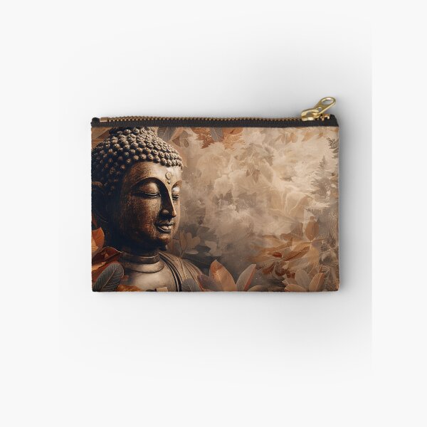 Item preview, Serene Boeddha met Bladeren designed and sold by DeMuurdecoratie.