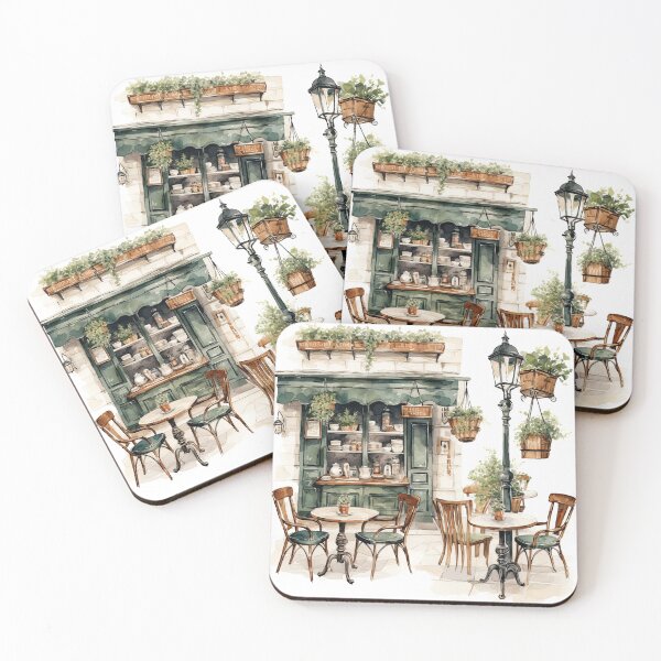 Item preview, Green Corner Cafe designed and sold by Wild Blue Designs NZ.