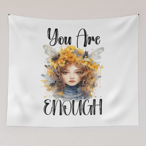 Item preview, You Are Enough (Bee Girl) designed and sold by Shannon Rogers.