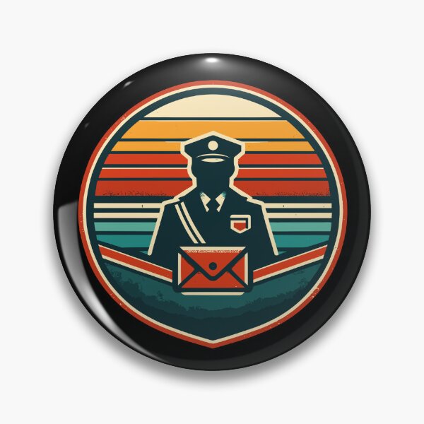 Item preview, Mailman Postal Worker Sunset Vintage Retro Mail Carrier designed and sold by Dressed For  Duty.
