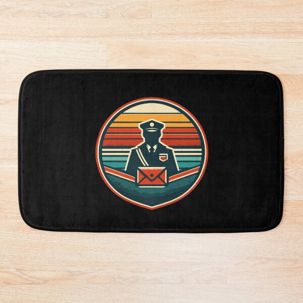 Item preview, Mailman Postal Worker Sunset Vintage Retro Mail Carrier designed and sold by Dressed For  Duty.