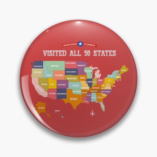 Item preview, I Visit All 50 States Map Usa travel  designed and sold by Wild-Co.