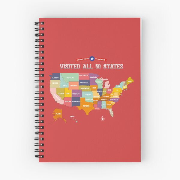 Item preview, I Visit All 50 States Map Usa travel  designed and sold by Wild-Co.