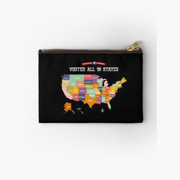 Item preview, I Visit All 50 States Map Usa travel  designed and sold by Wild-Co.