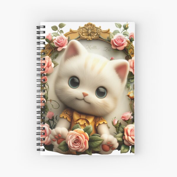 Item preview, Kitty Cat in Flowers  designed and sold by Foxxys.