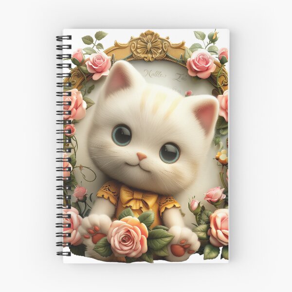 Item preview, Kitty Cat in Flowers  designed and sold by Foxxys.