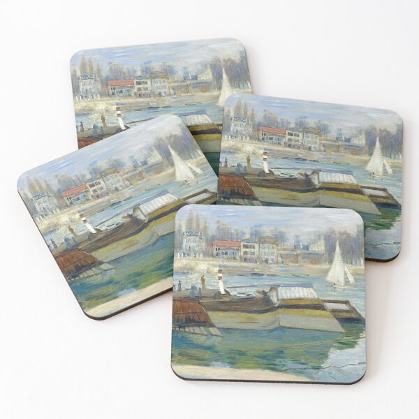 Item preview, The Seine at Asnieres - 1873 - Claude Monet designed and sold by dottyshai.