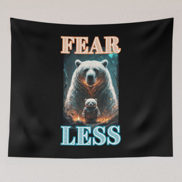 Item preview, Fearless bears father and son happy cute gothic christian gifts for family designed and sold by thankful-loco.