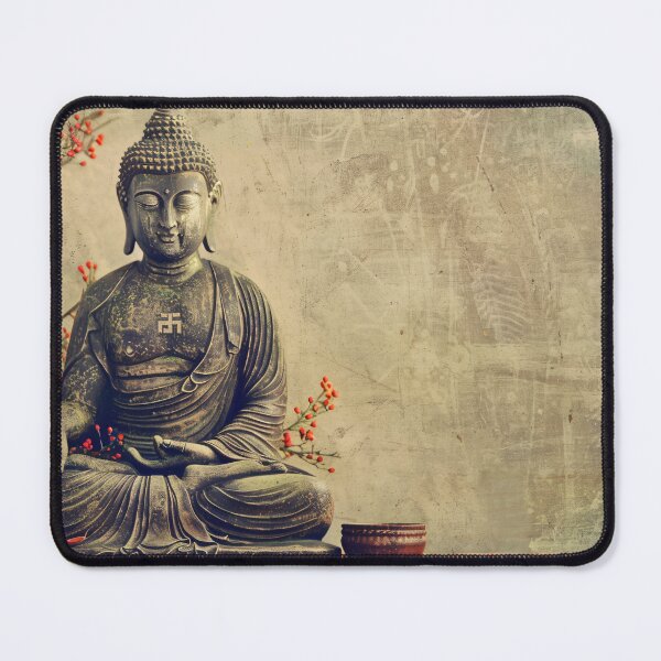 Item preview, Stille sereniteit van de Boeddha designed and sold by DeMuurdecoratie.