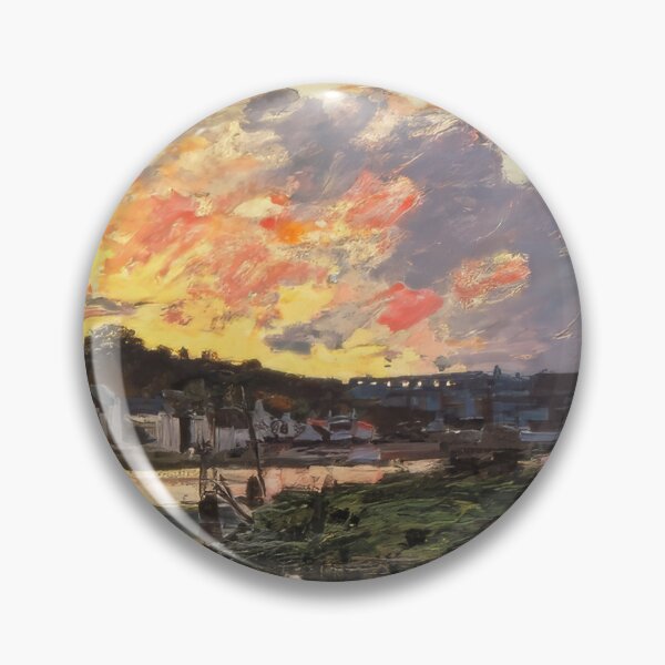 Item preview, The Seine at Bougival in the Evening - 1869 - Claude Monet designed and sold by dottyshai.
