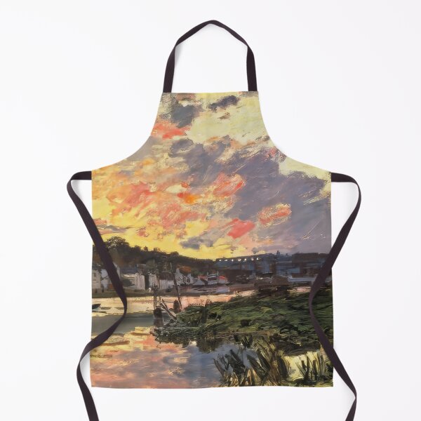 Item preview, The Seine at Bougival in the Evening - 1869 - Claude Monet designed and sold by dottyshai.