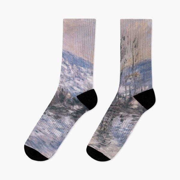 Item preview, The Seine at Port Villez, Snow Effect 02 - 1885 - Claude Monet designed and sold by dottyshai.