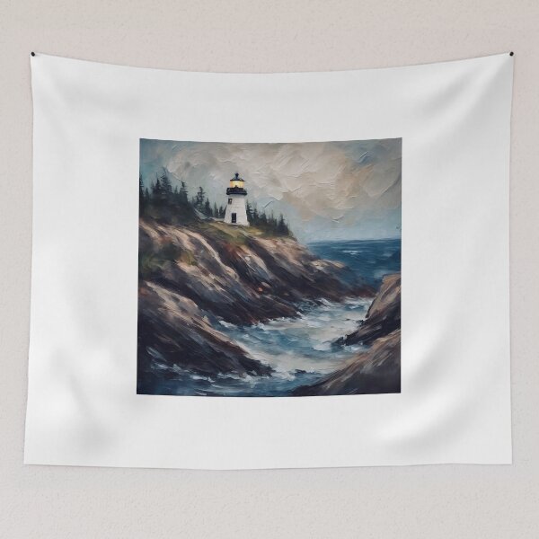 Item preview, Rugged coast designed and sold by Island Art Studios.