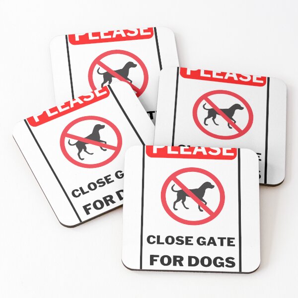 Item preview, Please Close Gate For Dogs Sign designed and sold by jofredo.