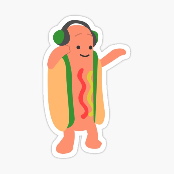 Dancing Meme Stickers Redbubble - the dancing hot dogs roblox dancing meme on meme