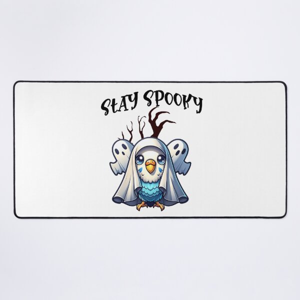Item preview, Funny Budgie Stay Spooky, Funny Halloween Budgie Lovers, Cute Holloween Budgie Ghost designed and sold by CrazyInk23.