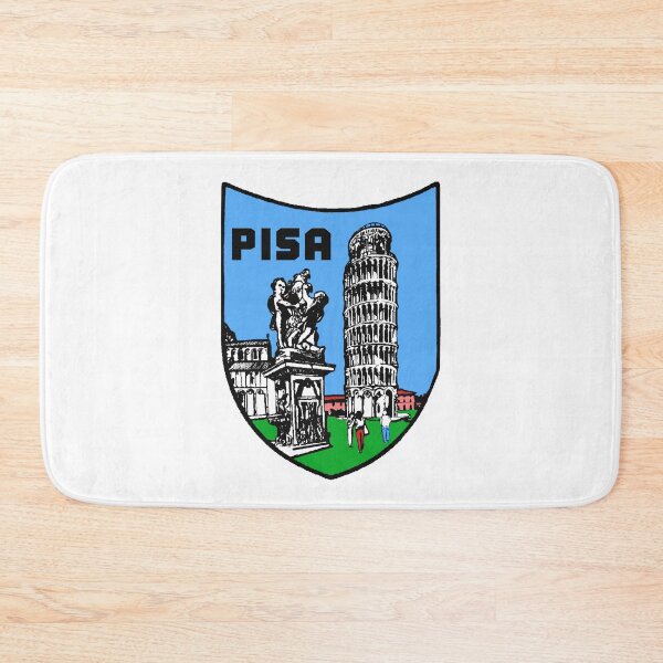 Item preview, Vintage Style Pisa Italy Decal designed and sold by Decal Mania.