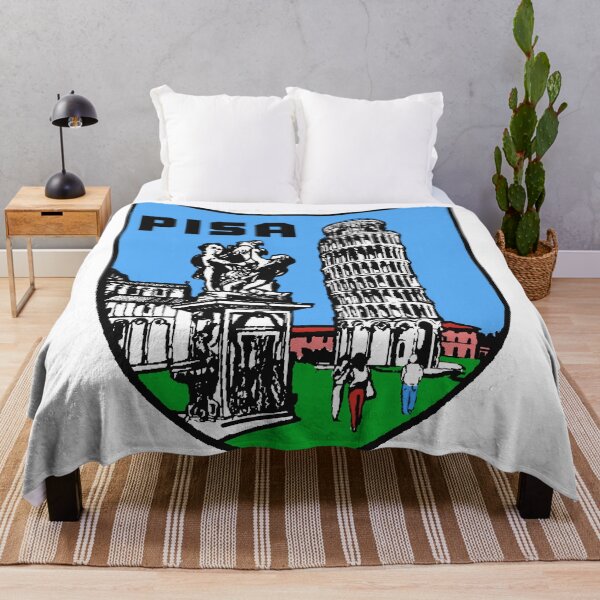 Item preview, Vintage Style Pisa Italy Decal designed and sold by Decal Mania.