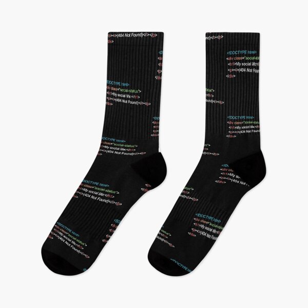 Item preview, HTML Social Life Programmer Data Joke designed and sold by SayItWithYours.
