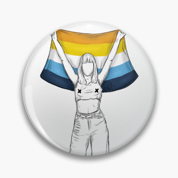 Item preview, Måneskin Victoria De Angelis with aroace flag designed and sold by ArteDellaVitaDE.