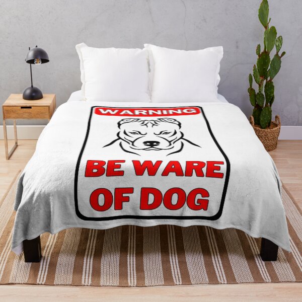 Item preview, Warning Beware Of Dog Sign designed and sold by jofredo.