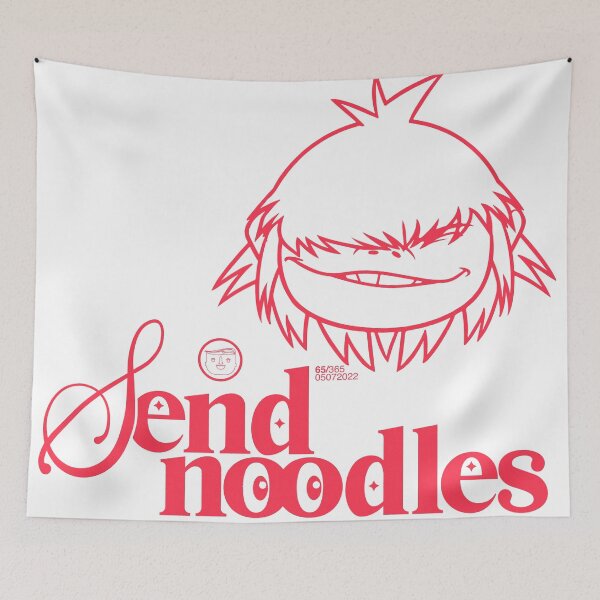 Item preview, #65 SEND NOODLES designed and sold by ECLECTIC RECREATION.