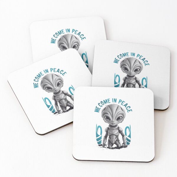 Item preview, We come in Peace designed and sold by Gentle40Winks.