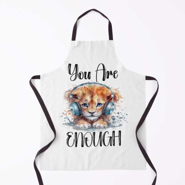Item preview, You Are Enough (Cute Lion Cub) designed and sold by Shannon Rogers.
