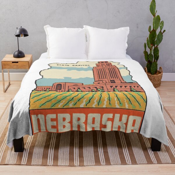 Item preview, Vintage Style Lincoln Nebraska Decal designed and sold by Decal Mania.