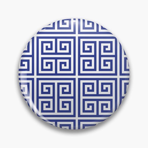 Item preview, Square Maze pattern in blue designed and sold by bunbun369.
