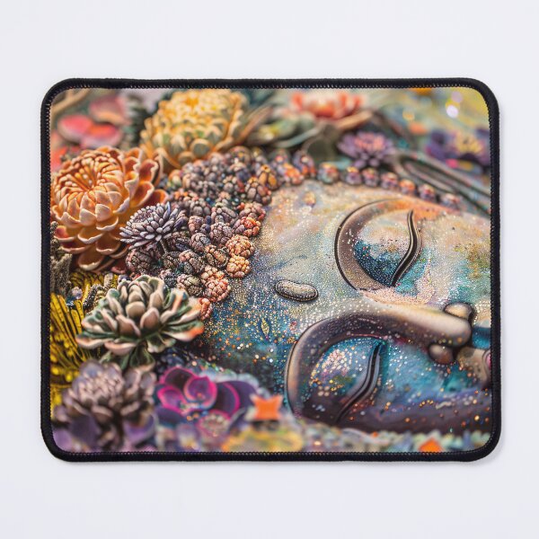 Item preview, Serene Boeddha in Bloemenzee designed and sold by DeMuurdecoratie.
