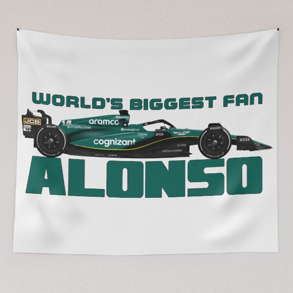 Item preview, Fernando Alonso - 2024 - World's biggest fan designed and sold by JageOwen.